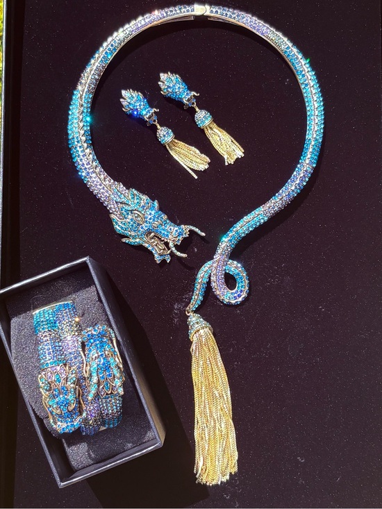 Heidi Daus Jewelry - Heidi Daus 'Devine Dragon' Statement Set